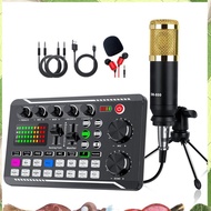 Microphone Set Accessories Condenser Microphone Set Live Sound Card F998 BM800 Set