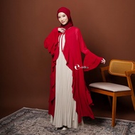 Aysara Abaya Cardigan [OUTER ONLY] Chiffon Freesize BY ELDIKA