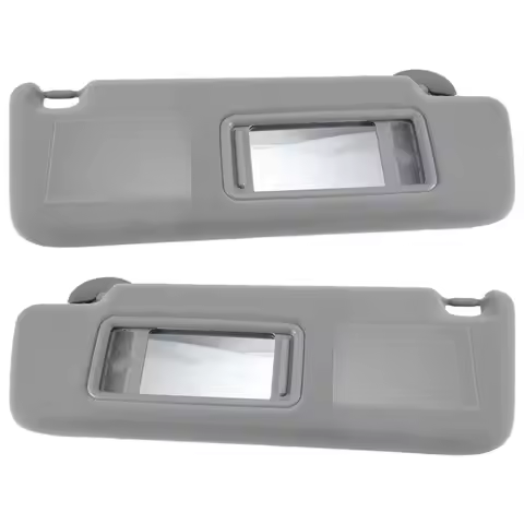N69R--1Pair Car Grey Sun Visor Assembly 74320-60850-B1 7432060850B1 For Toyota Prado 2002-2009 Repla