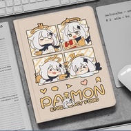 Paimon Genshin Impact Anime Case For iPad 10.2 7th 8th 9th 10th Air 2 3 4 Mini 1 2 3 4 5 6 Case Luxu