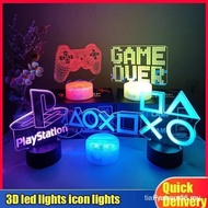 3D LED Light icon Light Console Figure Icon Inspected Light PlayStation Game Room Desk Set Lighting 