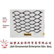 Expanded Metal (HOLE: 22 x 50 (MM) x 2MM (T) x 2.8mm (W) 4 KAKI x 8 KAKI (BESI MESH) MILD STEEL FENC