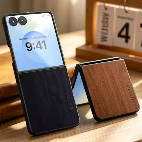 Case for Samsung Galaxy Z Flip8 Flip7 FE 5G Funda Bamboo Wood Pattern Leather Back Cover for Galaxy 