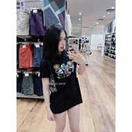 PAPE 4-letter t-shirt made of high quality cotton unisex 2-way stretch full tag mac from busy Black 