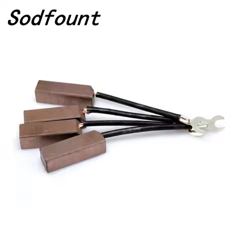 1pcs High Copper J164 J204 Generator Carbon Brush 8 10 12.5 25 30 32 35 40mm DC Conductive Brushes