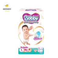 Tã Quần Bobby Premium SOFT bảo vệ êm ái khô thoáng đủ size M60/L56/XL52/XXL48 bỉm
