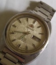 ORIENT Crystak AUTOMATIC 東方男裝古董手錶/70年代日本製造/自動機械錶