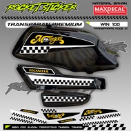 WIN Striping WIN Sticker Variation WIN UV TRANSPARENT CODE 21 PREMIUM MAXDECAL MATERIAL