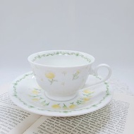 【好日戀物】韓國古董古件-蒲公英陶瓷茶杯組