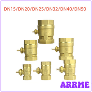 [ARRME] DN40 DN32 DN20 DN15 DN50เกลียวทองเหลืองบอลวาล์วร่างกาย ☆