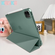 KENKE เคส iPad เคสแข็งโปร่งใสสำหรับ iPad Pro 11 นิ้ว, 2022/2021/2020 iPad 10.2 นิ้ว Gen 9 8 7 iPad 5 iPad 6 Air 1 Air 2 Pro 12.9 Air 4 Air 5 Case iPad 10 Cover เข้ากันได้กับ ดินสอ, ฝาครอบ ปลุก/นอนหลับอัตโนมัติ