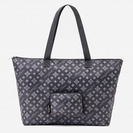 日本 CHRISTIAN OLIVIER PARIS 灰啡色尼龍布 雜誌附錄 可摺疊 側咩袋