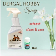 Ready Stock Dergall Hobby Spray 20ml ( FLEA & TICK )