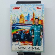 1 Card Menu Variation La Monumental Alonso Stroll Bottas Perez Topps Turbo Attax 2026