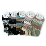 Made In Taiwan, Peter Rabbit Weaving Flower Boat Socks Dot Stripes/Peter Socks/Low-Cut Socks/Socks R