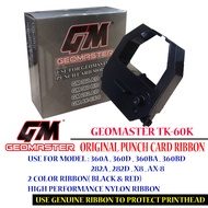 GEOMASTER Punch Card Ribbon Geomaster 360  Geomaster 360D  Time Recorder Ribbon ( Original ) -Ready 