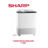 Sharp Semi Auto 7KG Washing Machine Washer Mesin Basuh Semi EST7015