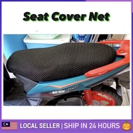 Wmoto Es125 3D Seat Cover Net Sarung Kusyen Jaring Motorcycle ES 125 SEAT NET ASSY COVER PROTECTOR K