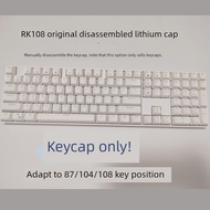 keycaps RKG98/RK98/R98/RK108/104 Original Keyboard Keycap OEM Black White ABS Original Transparent