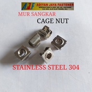 Cage NUT / CAGE NUT M.6 P.1,0 SS 304