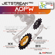 TRIPEAK ASYMMETRIC OVERSIZE PULLEY WHEEL - AOPW OSPW JETSTREAM PRO CERAMIC