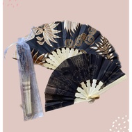 Big size batik fan / cockroach fan / hand fan