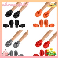 CHANMVPHD 2/4pcs Drum Stick Head Accessories 4 Colors for Beginner Percussion Rubber Sleeve