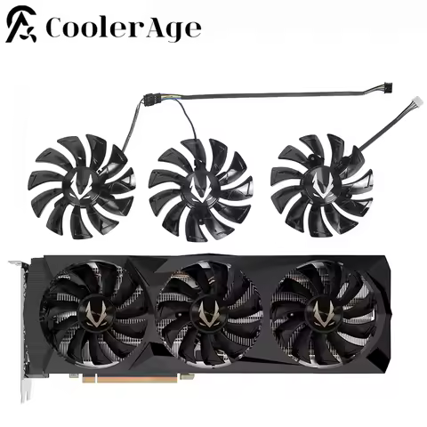 Video Card Fan For ZOTAC GAMING GeForce RTX 2070 Core Amp Extreme RTX 2080 2080Ti AMP Graphics Card 