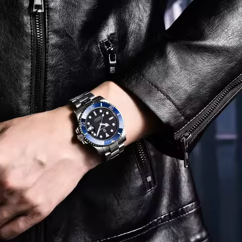 Pagani Design 2025 New 8215 Automatic Mechanical man Watch Stainless Steel 10bar Waterproof Clock Sa