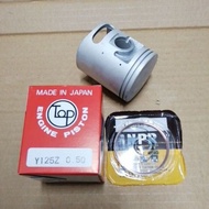 Top Piston Original Made in Japan Yamaha 125Z 125ZR 125 With Ring Set NPR (STD - 200)