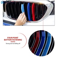 HOMEDECOR 3pcs/Set M Power Car Racing Front Grille Trim Strips For BMW E46 E90 E91 E92 E93 F30 E60 E