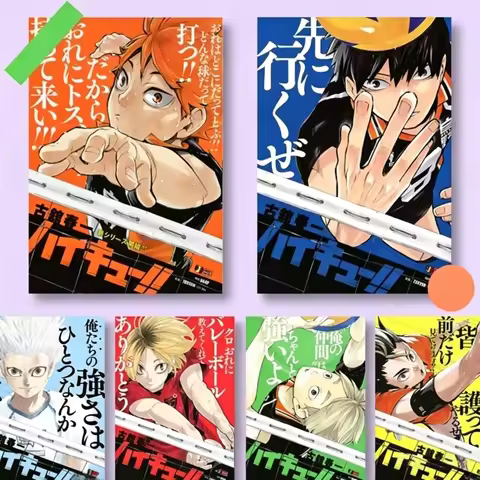 Haikyuu! ! Decorative Painting Frameless Animation Cartoon Printing Hinata Shoyo Poster Room Decorat