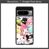 Google Casing Case PIXEL 8 7 7a 6 6a 5 4 4A 5G 4G Pro XL Sanrio Character LZ0222
