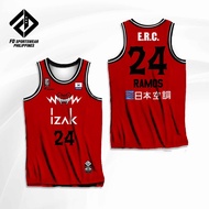 FREE CUSTOMIZE OF NAME AND NUMBER DWIGHT RAMOS #24 TOYAMA GROUSES B.LEAGUE FULL SUBLIMATED JERSEY