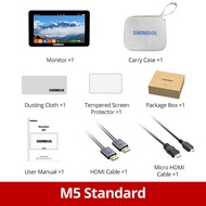 SHIMBOL M5 5.5 "4K หน้าจอสัมผัสความสว่าง1200nit จอภาพ DSLR Micro SLR กล้องจอแสดงผลการบันทึกความละเอี
