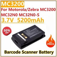 New Barcode Scanner Battery 3.7V 5200mAh 82-000012-01 BTRY-MC32-01-01 for Motorola/Zebra MC32N0 MC32