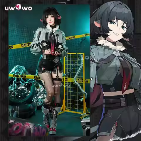 UWOWO Jane Doe Cosplay Collab Series: Game Zenless Zone Zero ZZZ Jane Doe Cosplay Costume With Prop 