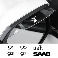 2ชิ้นฝาครอบป้องกันคิ้วกันฝนสำหรับรถยนต์ Saab Hirsch Aero 91 93 94 95 97 99 900 9000 x 93X 95X 94X 97X 900S