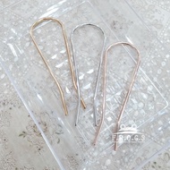 F.R.O.G.S F0602 Simple INS Style Streamline Elegant Metal U-Shaped Hairpin Bridal Style Hair Fork Ha