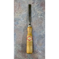 Vintage Eye Brand Carl Schlieper Cap Mata Flat Chisel Pahat Kayu (1/4” 3/8” 1/2” 5/8” 1” 1 1/4” 1 1/