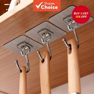 10/20Pcs Hook Adhesive Hook Strong Adhesive Wall Bathroom Kitchen Adhesive Hook