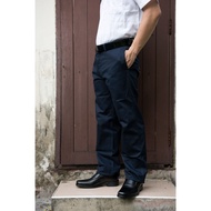 กางเกงทรงกระบอก K7 ปลายขา 8 9 และ 11 นิ้ว งานแท้ผ้าหนา สีดำ-สีกรม กางเกงช่าง เทคนิค