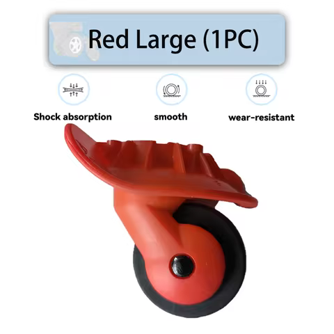 For Samsonite Red Universal Wheel Replacement Suitcase Rotating Smooth Silent Shock Absorbing Wheel 