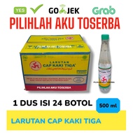 Larutan Cap Kaki Tiga Botol 500ml 1 Dus Isi 24 Botol