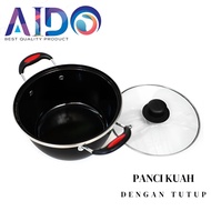 Multi Size Soup Pot / Stainless Enamel Soup Pot / Soup Pot Enamel Milk Pot