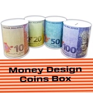 🔥 RM TIN COIN BOX TABUNG DUIT KERTAS GAMBAR DUIT TABUNG MONEY BANK FOR KIDS & ADULTS ✨️