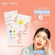 3-PACK Metallic Multicolored Yellow Stars 72pcs - Hydrocolloid Acne Spot Pimple Patches Tea Tree Oil