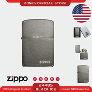 Zippo 24485 Black Ice® 1941 Replica with Zippo Logo Windproof Lighter | 100% Original | Made in USA