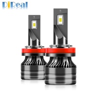Direal 2Pcs Car Headlight H4 H7 LED H11 9005 9006 H8 H9 H11 H1 auto Bulbs 100W 24000LM Light Lamp 60