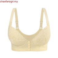 Ready stock underwire bra plus size A-G cup 38-52 adjustable shoulder straps lace front button under